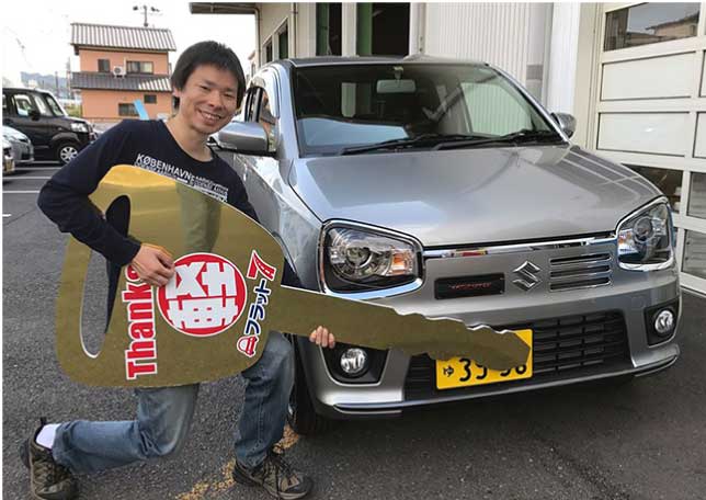 静岡市のＡさん アルトワークス納車